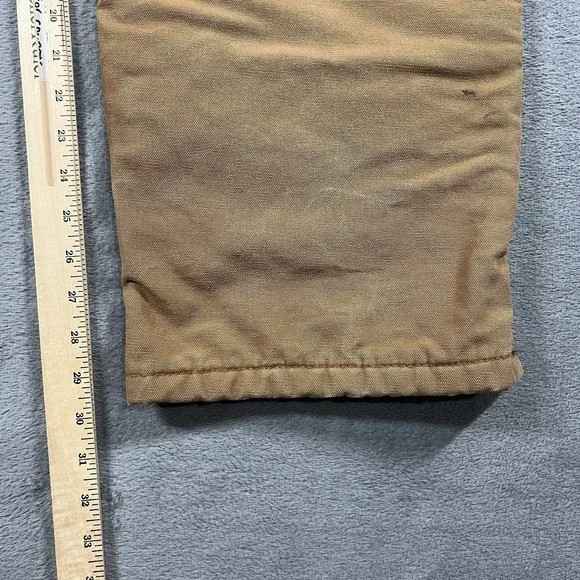 Carhartt Bib Overalls Mens 32x30 Brown FR Double Knee Duck Canvas Work Pants